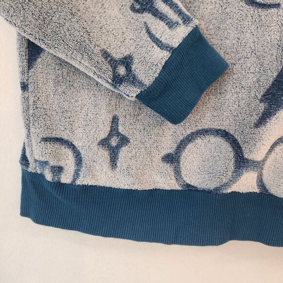 Harry Potter Wizarding World Blue Cozy Crewneck Sweatshirt Women's S - Picture 4 of 8